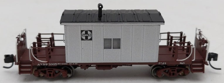 Bluford Shops 24381 N Scale Santa Fe Short Transfer Caboose #1005