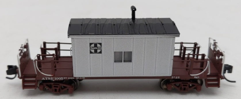 Bluford Shops 24381 N Scale Santa Fe Short Transfer Caboose #1005 EX/Box
