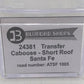 Bluford Shops 24381 N Scale Santa Fe Short Transfer Caboose #1005 EX/Box