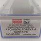 Micro-Trains 10300050 N ATSF 60' Waffle Side Double Plug Door Boxcar #37564 LN/Box