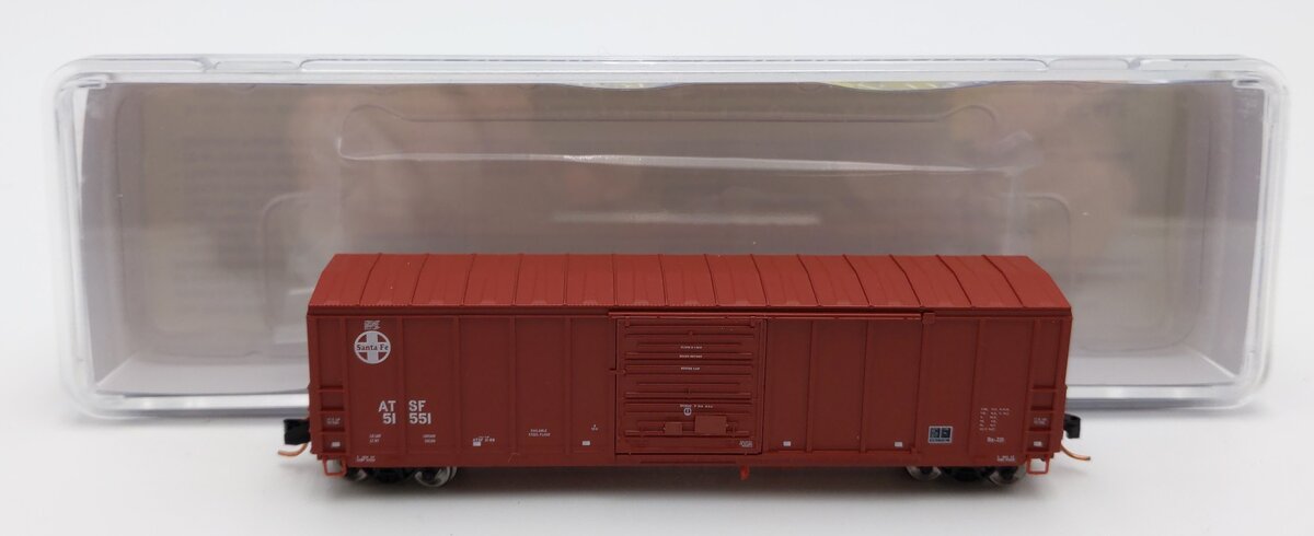 North American Railcar Corp. 11-13003001-02 N Scale ATSF Santa Fe Boxcar #51551 LN/Box
