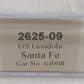 Trainworx Inc 2625-09 N Scale Santa Fe GS Gondola #64908 EX/Box