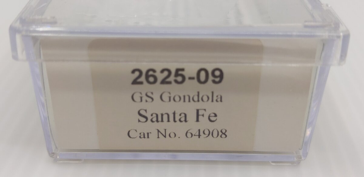 Trainworx Inc 2625-09 N Scale Santa Fe GS Gondola #64908