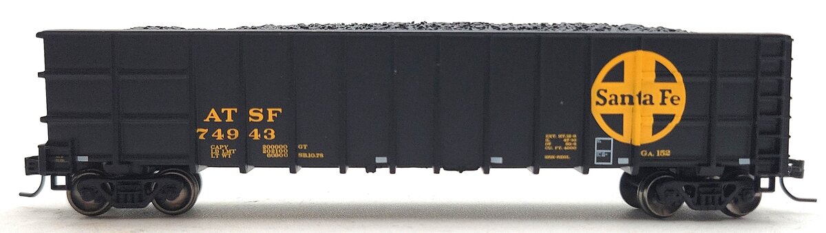 Athearn 5936 N Santa Fe Thrall High Side Gondola #74943 LN/Box