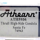 Athearn 5936 N Santa Fe Thrall High Side Gondola #74943 LN/Box