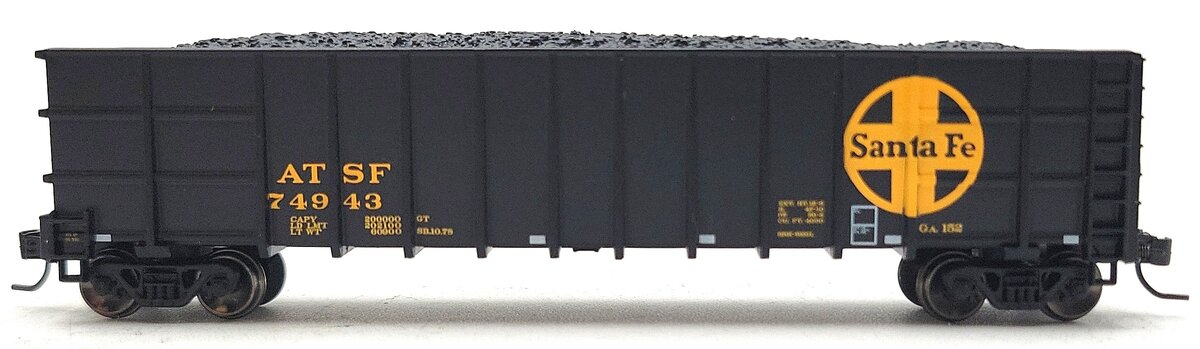 Athearn 5936 N Santa Fe Thrall High Side Gondola #74943 LN/Box