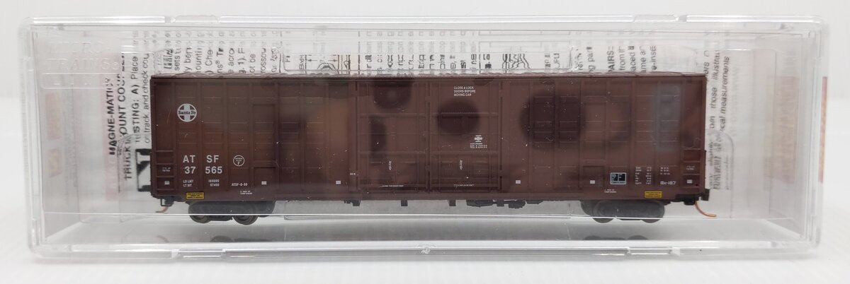 Micro-Trains 10300062 N ATSF 60' Excess Height Double Plug Door Boxcar #37565 LN/Box