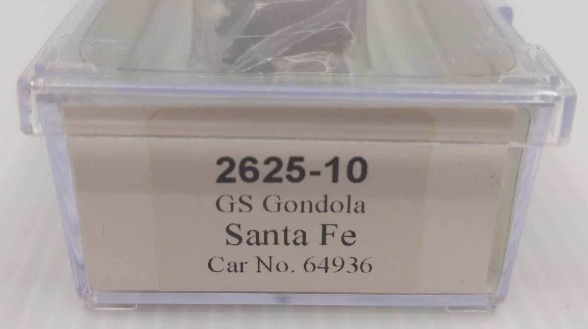 Trainworx Inc 2625-10 N Scale Santa Fe GS Gondola #64936 LN/Box