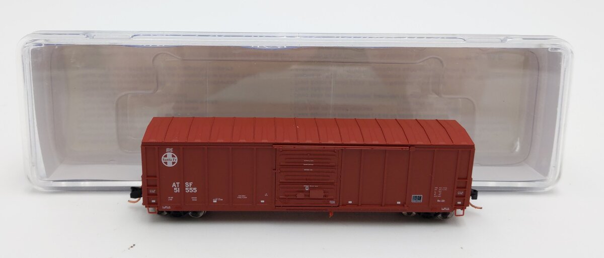 North American Railcar Corp. 11-13003001-05 N Scale Santa Fe ATSF Boxcar #51555 LN/Box