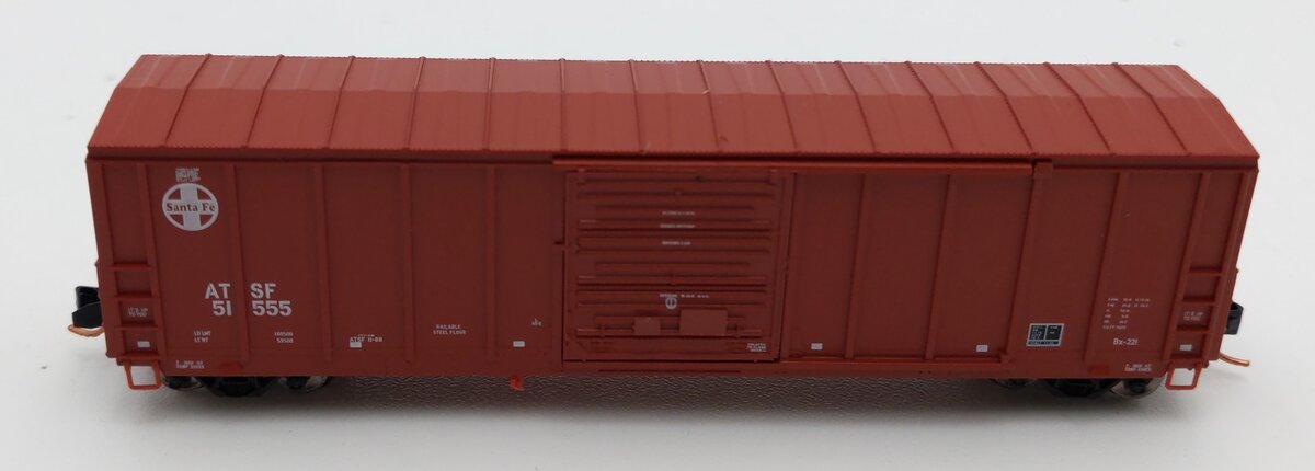 North American Railcar Corp. 11-13003001-05 N Scale Santa Fe ATSF Boxcar #51555 LN/Box