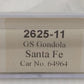 Trainworx Inc 2625-11 N Scale Santa Fe GS Gondola #64964 EX/Box