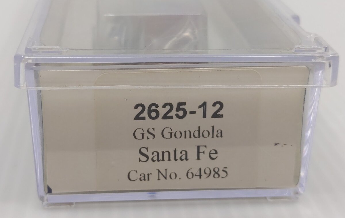 Trainworx Inc. 2625-12 N Scale Santa Fe GS Gondola #64985 LN/Box
