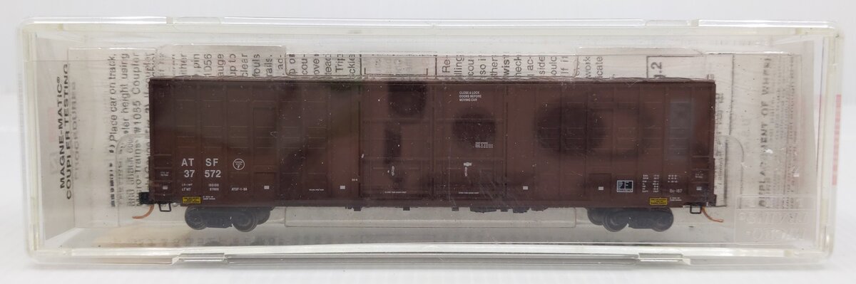 Micro-Trains 10300050 N ATSF 60' Waffle Side Double Plug Door Boxcar #37572 LN/Box