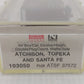 Micro-Trains 10300050 N ATSF 60' Waffle Side Double Plug Door Boxcar #37572 LN/Box
