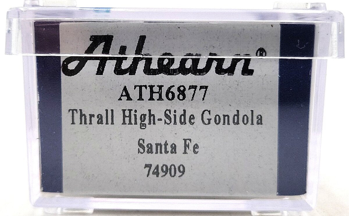 Athearn 6877 N Santa Fe Thrall High Side Gondola #74909 LN/Box