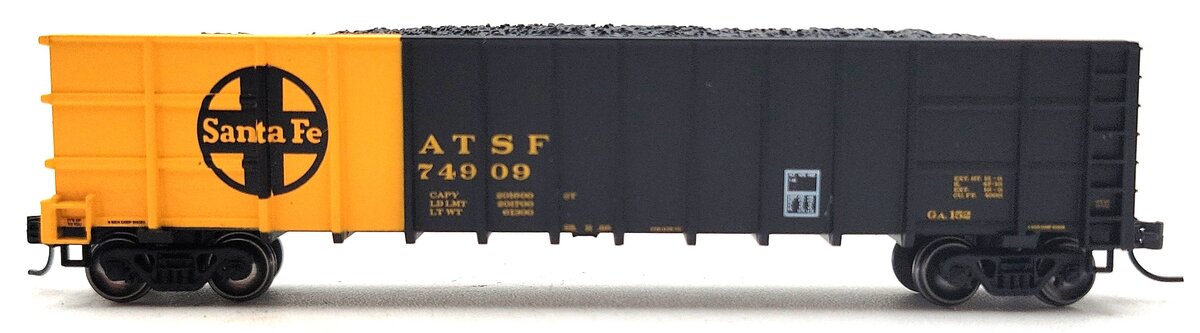 Athearn 6877 N Santa Fe Thrall High Side Gondola #74909 LN/Box