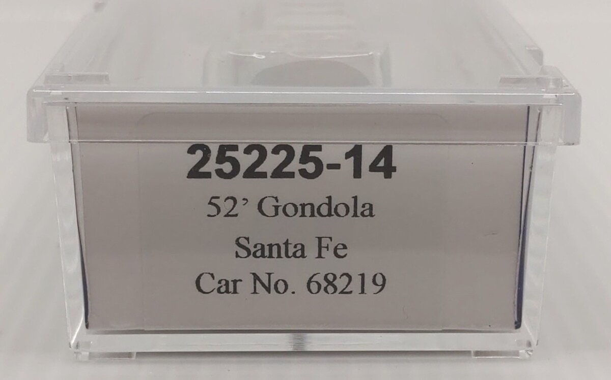 Trainworx Inc 25225-14 N Santa Fe 52' 6" Corrugated Gondola #68219