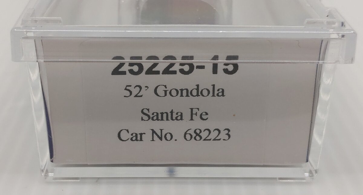 Trainworx Inc 25225-15 N Santa Fe 52' 6" Corrugated Gondola #68223 LN/Box