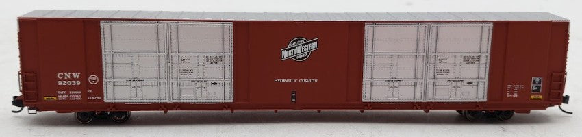 Trainworx Inc. 2805-04 N Scale Chicago & North Western 86' Auto Parts Car #92039 EX/Box