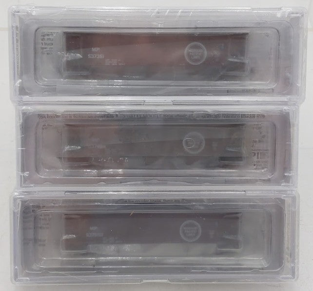 Bluford Shops 73923 N Scale Missouri Pacific 70-Ton 3-Bay Hopper Car 3 Pack MT/Box