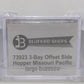 Bluford Shops 73923 N Scale Missouri Pacific 70-Ton 3-Bay Hopper Car 3 Pack MT/Box