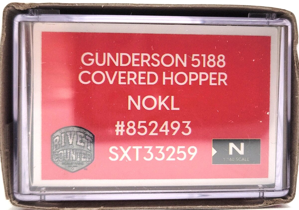 Scale Trains SXT33259 N Scale NOKL Gunderson 5188 Covered Hopper #852493 NIB