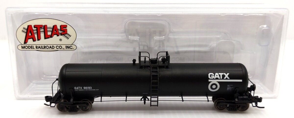 Atlas 50000191 N Scale GATX Tank Car #98193 EX/Box