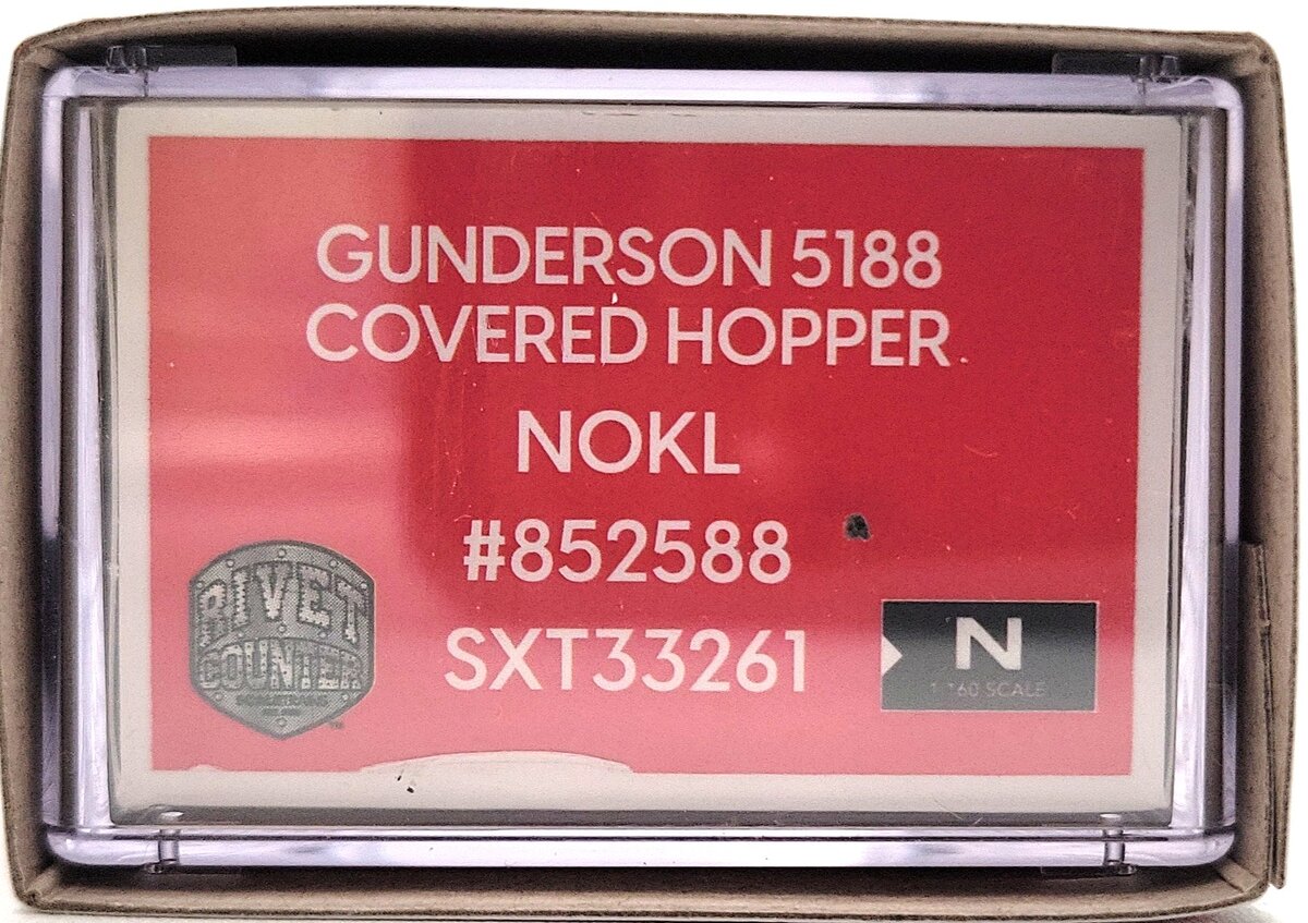 Scale Trains SXT33261 N NOKL Gunderson 5188 Covered 3 Bay Hopper #852588 NIB