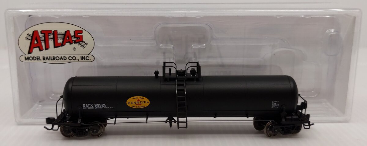 Atlas 50000194 N Scale Pennzoil Tank Car #99525 EX/Box