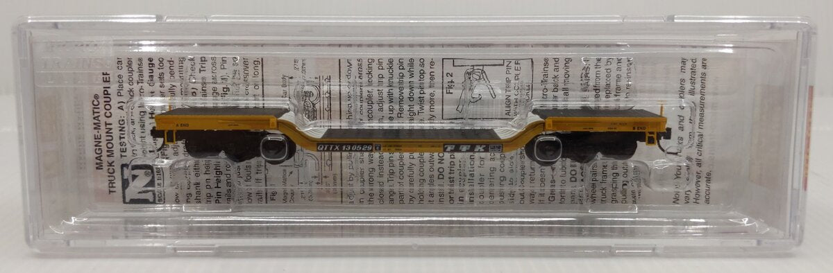 Micro-Trains 10900143 N Scale TTX Heavyweight Depressed Center Flatcar #130529 LN/Box