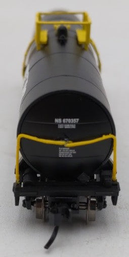 Atlas NSE 13-16 N Scale Norfolk Southern Roanoke Shops Tank Car #670357 VG/Box