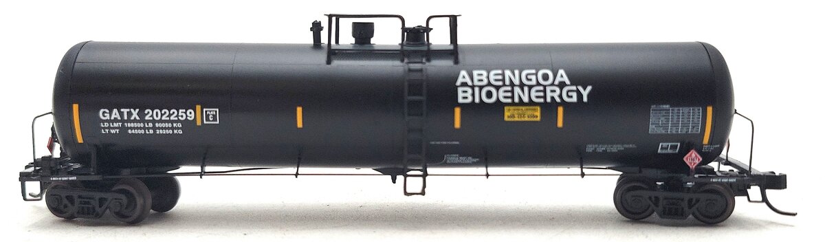 Athearn 10589 N Abengoa Energy GATX Ethanol Tank Car #202259 LN/Box