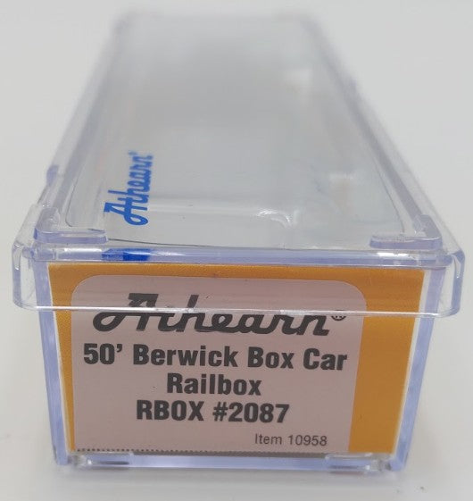 Athearn 10958 N Scale Railbox 50' Berwick Box Car #2087 EX/Box