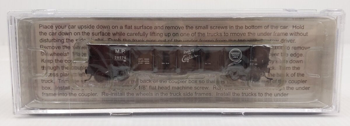 Trainworx Inc. 2603-08 N Scale Missouri Pacific GS Gondola #28575 NIB