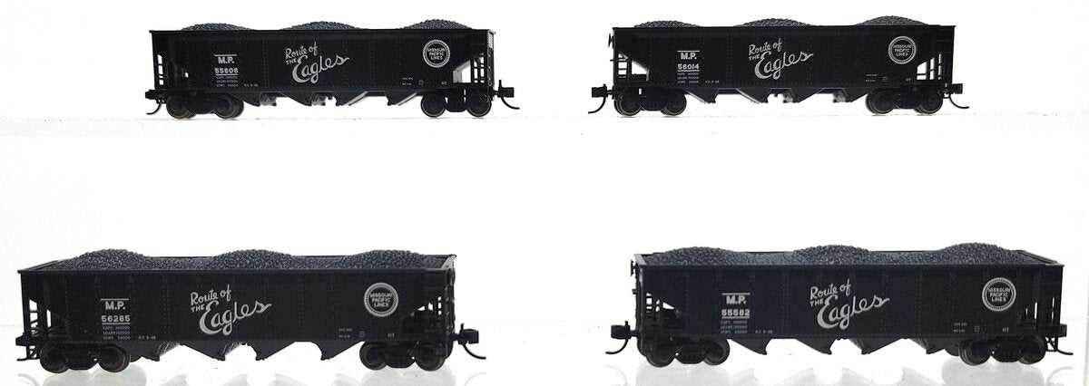 Broadway Limited 7430 N MP Route of the Eagles ARA 70-Ton Quad Hopper Cars LN/Box