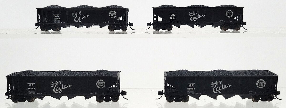 Broadway Limited 7430 N MP Route of the Eagles ARA 70-Ton Quad Hopper Cars LN/Box