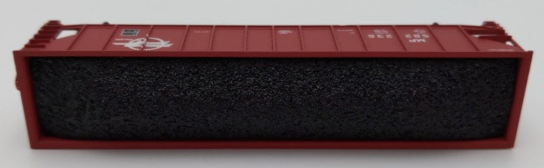 Trainworx Inc. 2403-25 N Scale MP 100-Ton 4-Bay Quad Hopper Car with Coal Load VG/Box