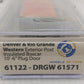 Wheels of Time 61122 N Denver & Gio Rrande Western PC&F 50' Boxcar #61571 LN/Box