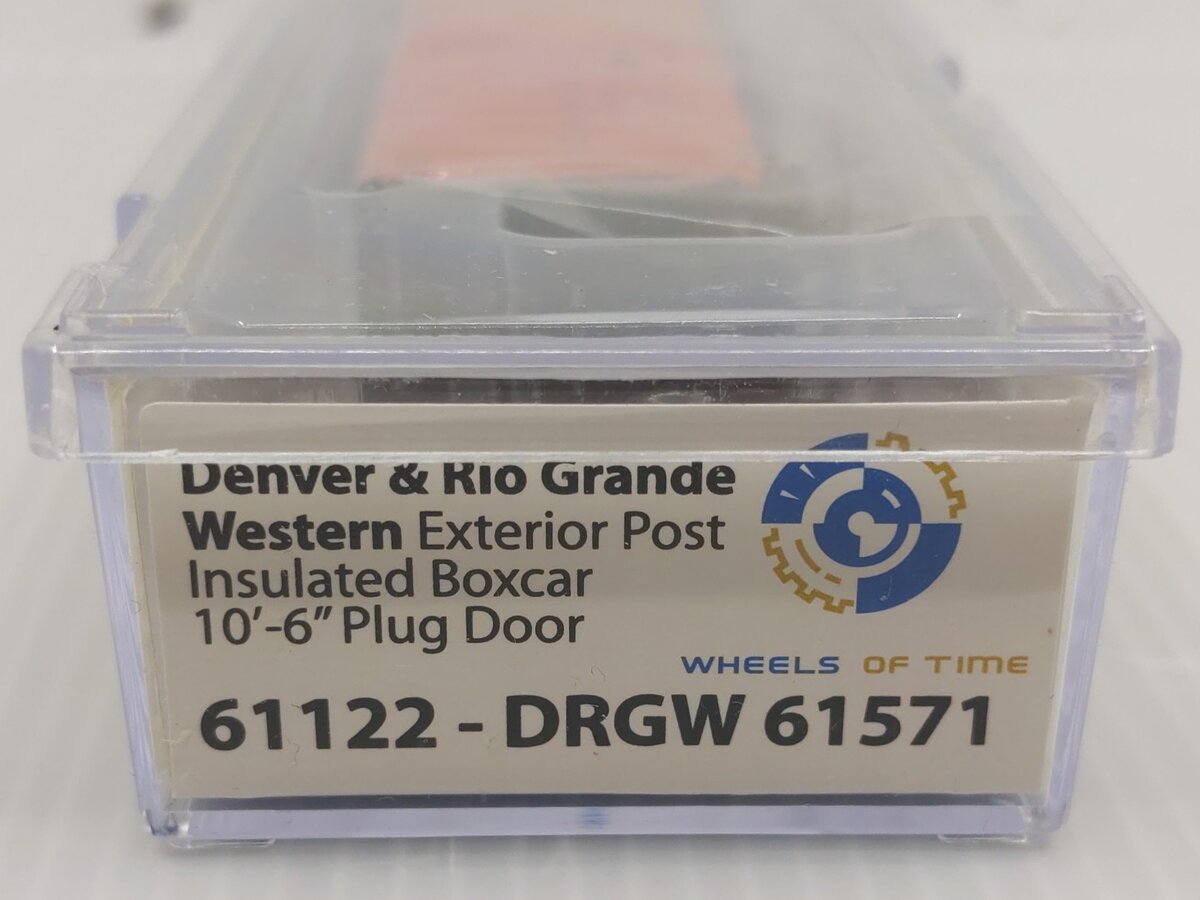 Wheels of Time 61122 N Denver & Gio Rrande Western PC&F 50' Boxcar #61571 LN/Box