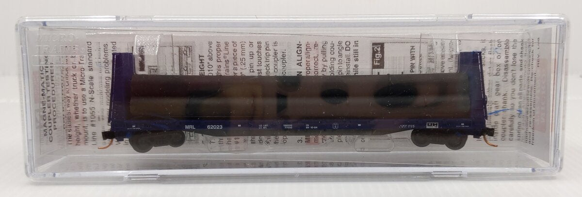 Micro-Trains 05400110 N Montana Rail Link 61' Bulkhead Flatcar #62023 LN/Box
