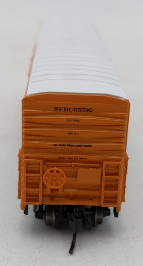 InterMountain 68824-10 N Scale Santa Fe R70-20 Mechanical Reefer Car #55592 EX/Box