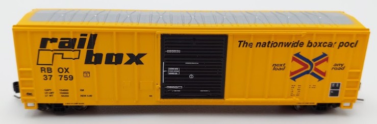 Athearn 24209 N Scale Early RailBox 50' FMC Box Car #37759