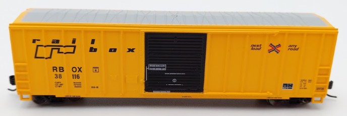 Athearn ATH24278 N Scale Railbox 50' FMC 5347 Box Car #38116