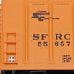 InterMountain 68824-11 N Scale Santa Fe R70-20 Mechanical Reefer Car #55657 EX/Box