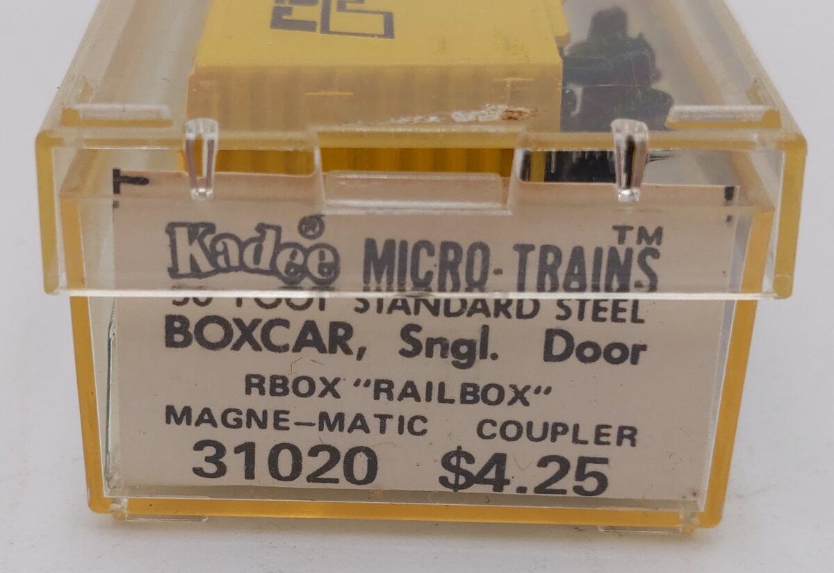 Micro-Trains 03100021 N Railbox 50' Standard Single Door Boxcar #14714 LN/Box