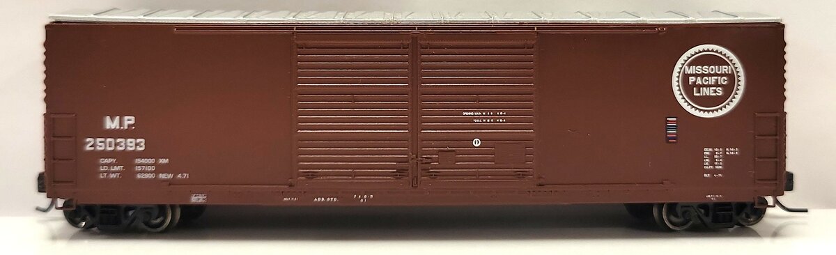 ExactRail EN-50811-3 N Scale Missouri Pacific Gunderson 5200 Boxcar #250393 LN/Box