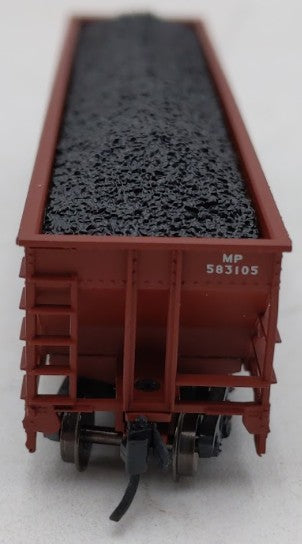 Trainworx Inc 2403-31 N Missouri Pacific 100-Ton Quad Hopper #583105 w/ Coal EX/Box