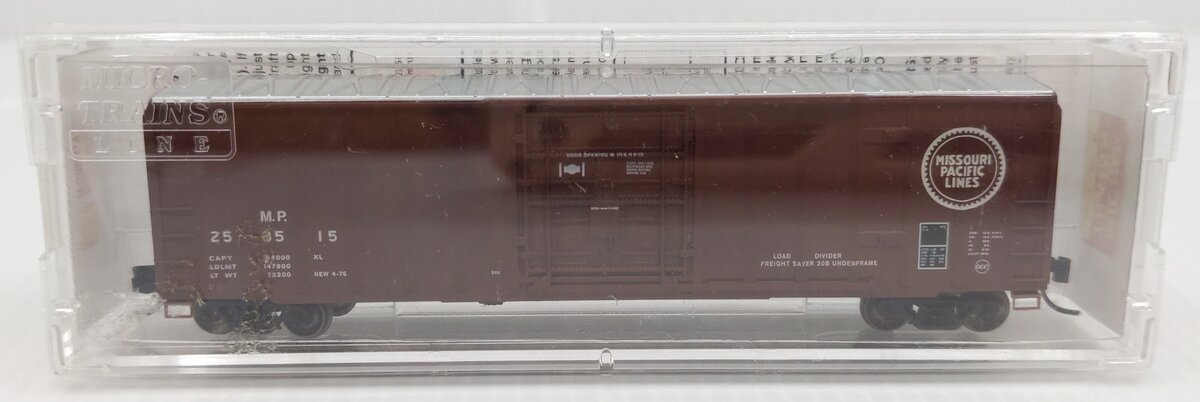 Micro-Trains 02700140 N Missouri Pacific 50' Rib Side Plug Door Boxcar #253515 LN/Box