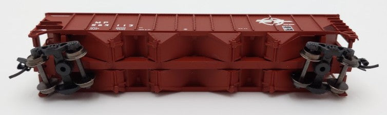 Trainworx Inc. 583113 N Scale MP 100-Ton 4-Bay Quad Hopper Car with Coal Load EX/Box