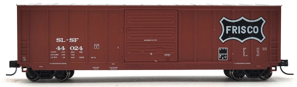 Athearn 2283 N St. Louis San Francisco 50' PS 5277 Single Door Box #44024 LN/Box
